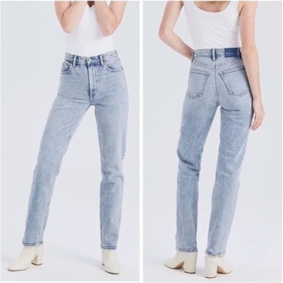 Abercrombie & Fitch Denim - Abercrombie & Fitch Light Blue Straight Leg Jeans